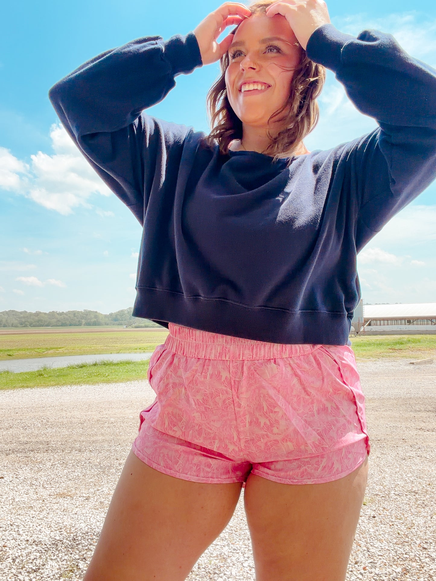 Pink Camo Shorts